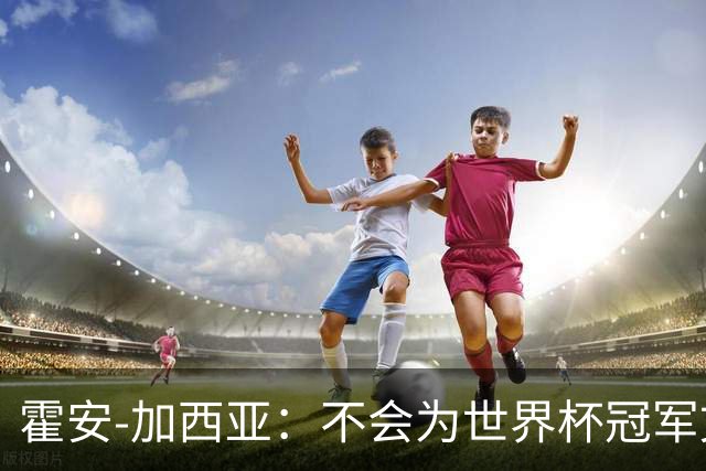霍安-加西亚：不会为世界杯冠军文身；幸亏不必为小蜘蛛操心